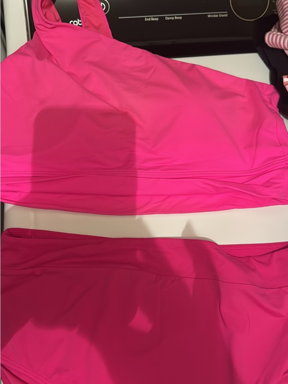 Hot Pink Two-Piece Swim Set